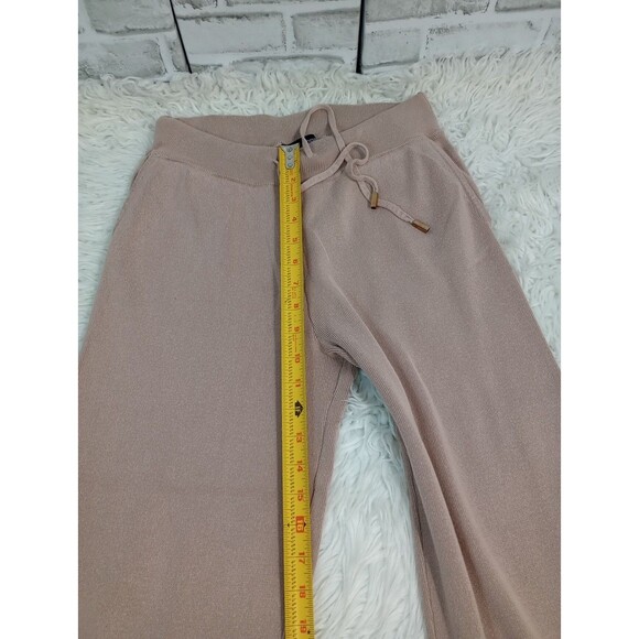 Soho Apparel Women's Elastic Waist Pull On  Pants Wide Leg Light palid Rose - Picture 4 of 11